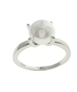 Ring Silver with Pearl
