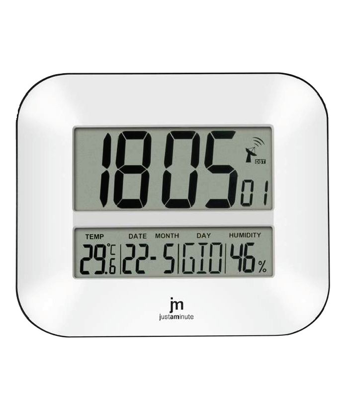 WALL CLOCK JM Digital Radio-controlled