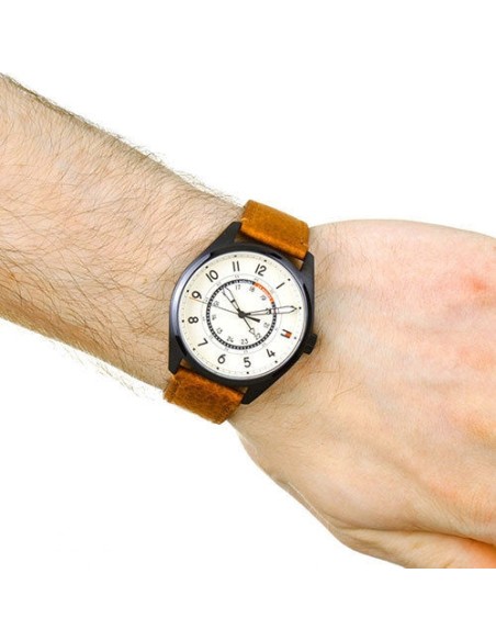 TOMMY HILFIGER 1791372 "Dylan" Leather Strap