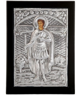 Silver icon 925° "Saint Fanourios"