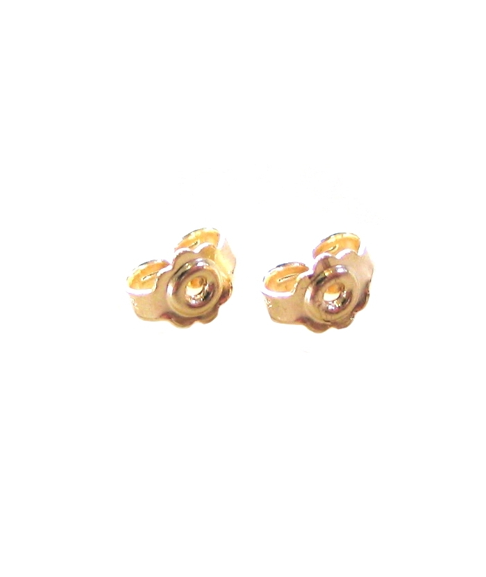 Gold Lock Κ14 for earrings