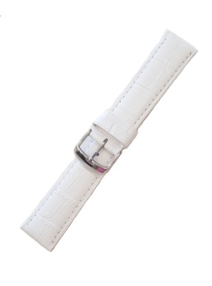 Leather Strap White crocodile 2