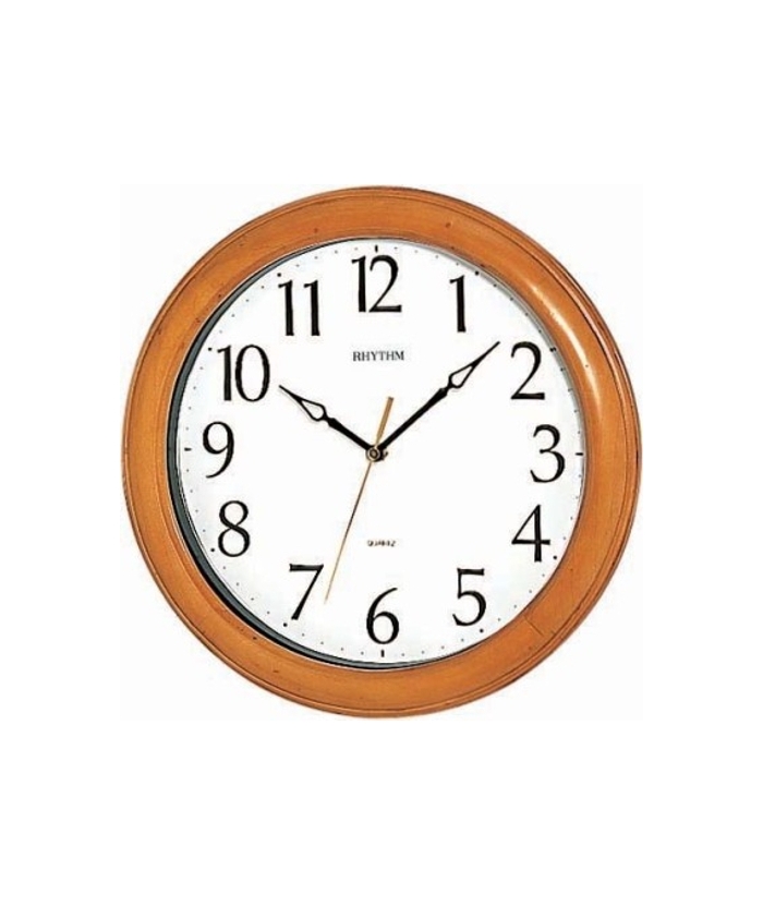 WALL CLOCK RHYTHM Wooden CMG270NR07