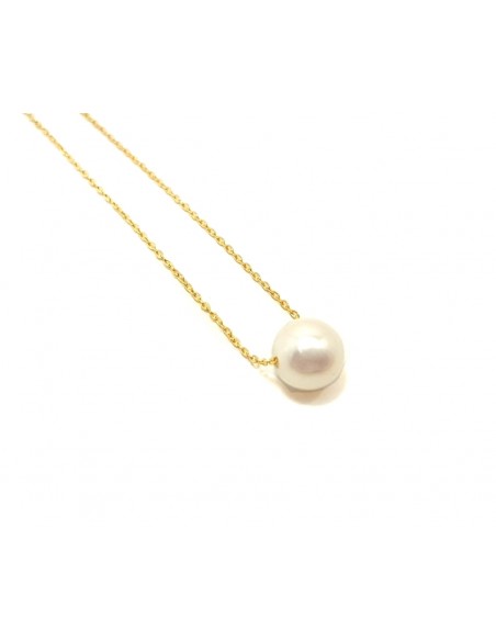Necklace Gold K14 'Pearl'