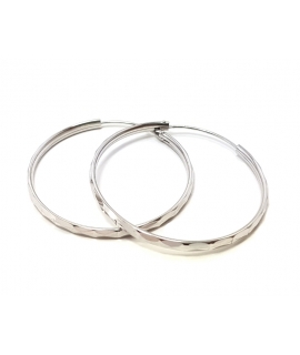 Earrings hoop Silver 2