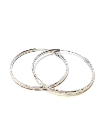 Earrings hoop Silver