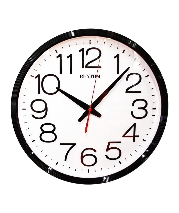 WALL CLOCK RHYTHM WHITE