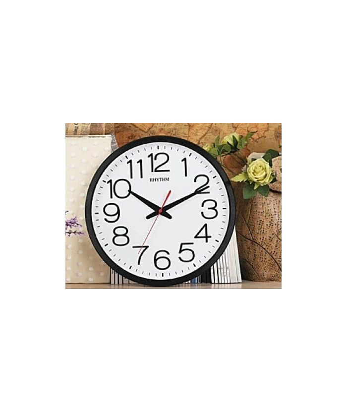 WALL CLOCK RHYTHM WHITE