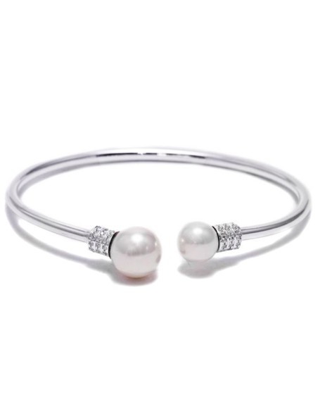 Bracelet Silver with Pearls