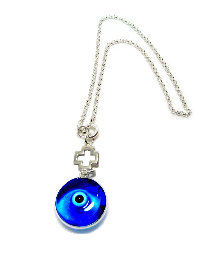 Car Amulet Silver 925° "Dark Eye"