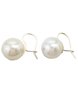 Earrings Silver "Pearl 12mm"