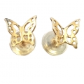 Σκουλαρίκια Χρυσά Κ14 "Πεταλούδες"