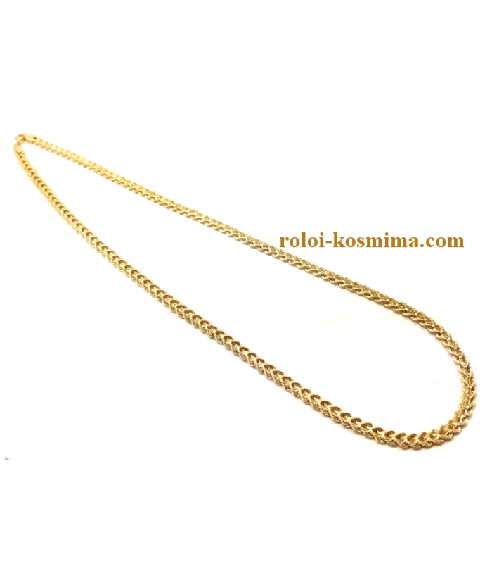 Necklace Gold K14 "Hearts"