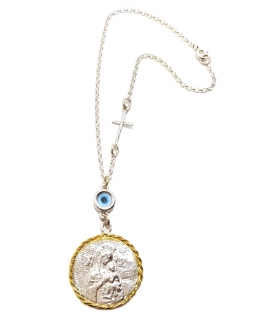Car Amulet Silver 925° "Saint Christopher"
