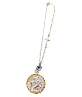 Car Amulet Silver 925° "Saint Christopher" 2