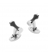 Cufflinks Stainless steel Rosso Amante UGE044MR