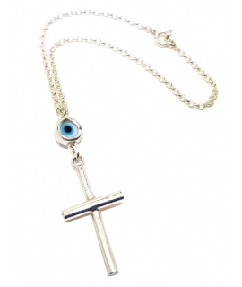 Car Amulet Silver 925° "Cross"