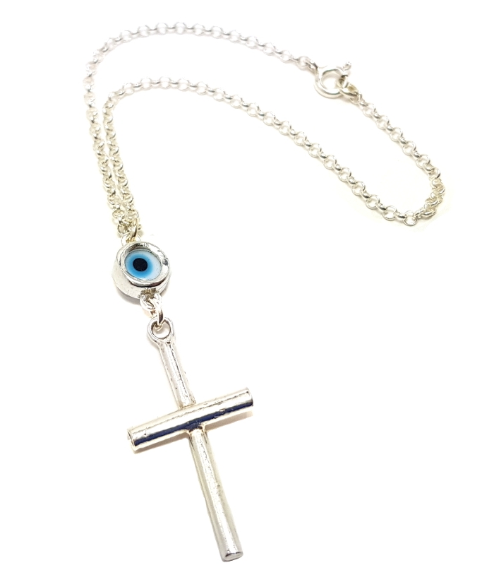 Car Amulet Silver 925° "Cross"
