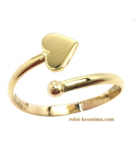 Ring Sevalie Gold K14 "Heart" 2