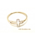Ring Sevalie Gold K14 "Cross"