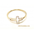 Ring Sevalie Gold K14 "Cross"