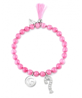 Bracelet Guess Stainless steel "Rose quartz" UBB85032