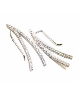 Earrings Silver type ear-climber