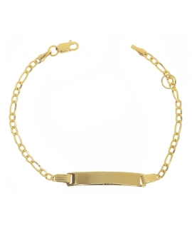 Child name Bracelet Gold 