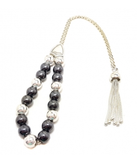 Rosary Silver "Hematite"