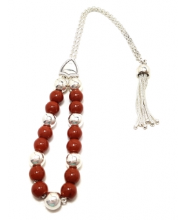 Rosary Silver "Terracotta"