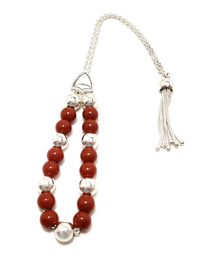 Rosary Silver "Terracotta"
