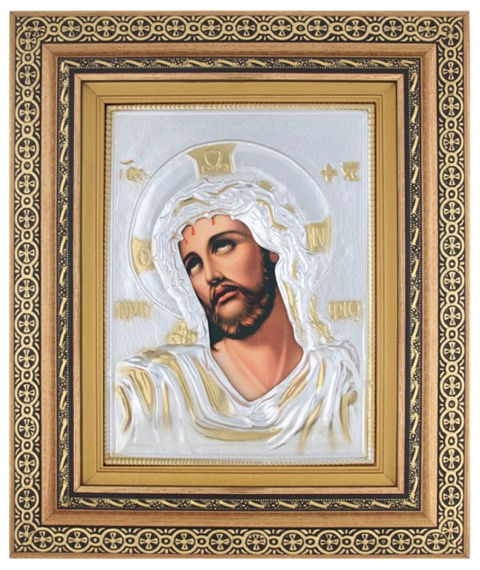 Silver Icon Carved 'Nimfios'