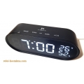 Alarm Clock JM Digital with thermometer-hydrometer JE5110
