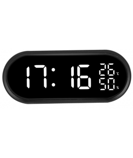 Alarm Clock JM Digital with thermometer-hydrometer JE5110
