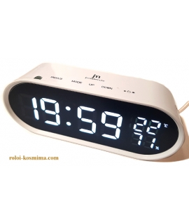 Alarm Clock JM Digital with thermometer-hydrometer JE5110 2