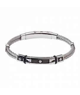 Bracelet stainless steel 'Rosso Amante' UBR056IG