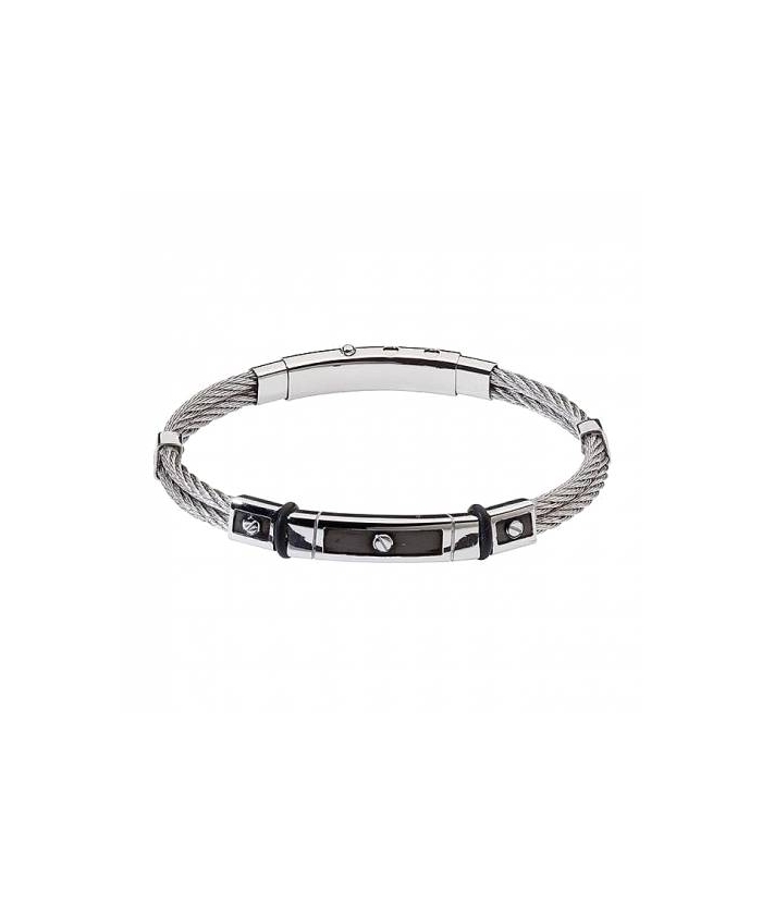 Bracelet stainless steel 'Rosso Amante' UBR056IG