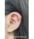 Earring Silver Rosegold type ear-cuff