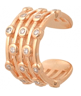Earring Silver Rosegold type ear-cuff