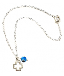 Car Amulet Silver 925° "Cross"