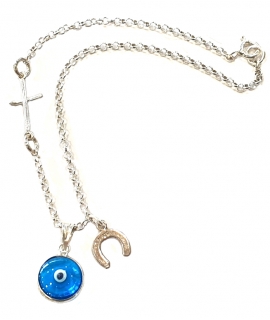 Car Amulet Silver 925° "Eye"