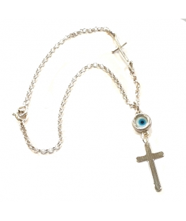 Car Amulet Silver 925° "Cross"