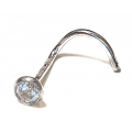 Noise Earrings Whitegold K14