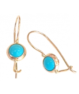 Earrings children Gold "Turquoise"