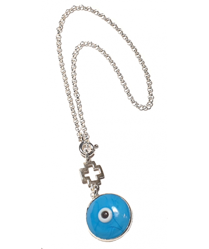 Car Amulet Silver 925° "Turquoise Eye"