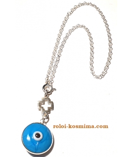 Car Amulet Silver 925° "Turquoise Eye" 2