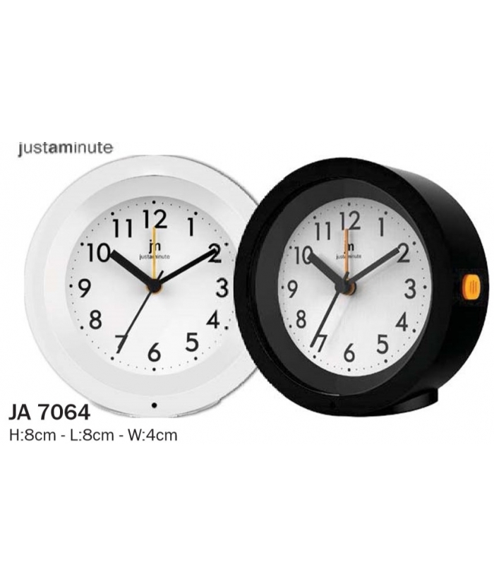 Ρολόι Ξυπνητήρι JM JA7064 White "Sensor light"