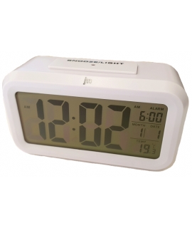 Ρολόι Ξυπνητήρι JM JD9519 White 2