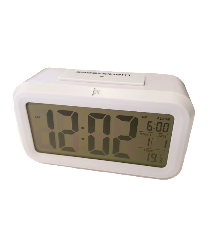 Ρολόι Ξυπνητήρι JM JD9519 White