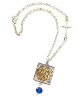 Car Amulet Silver 925° "Saint Christopher"